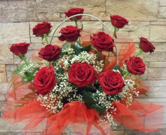 Composizione Rose rosse